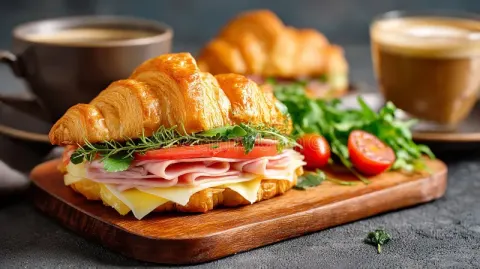 Ham and Cheese croissant