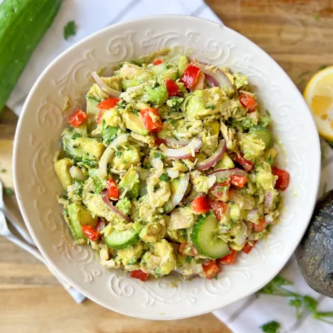 Tuna Fish Salad and avocado Salad