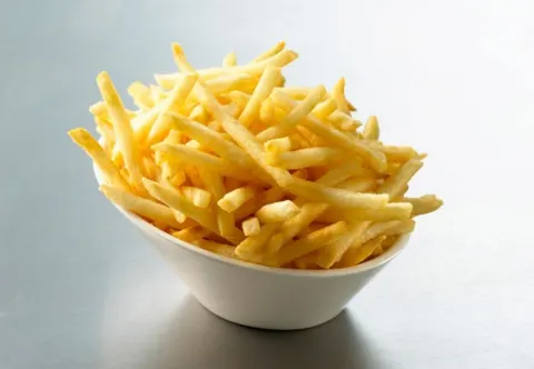 French Fries with Salad